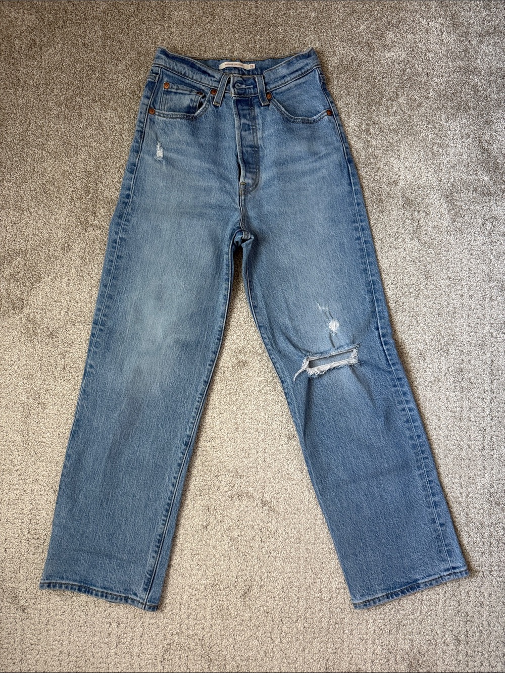 Levi’s Ribcage Straight High-Waist Women's Blue Jeans